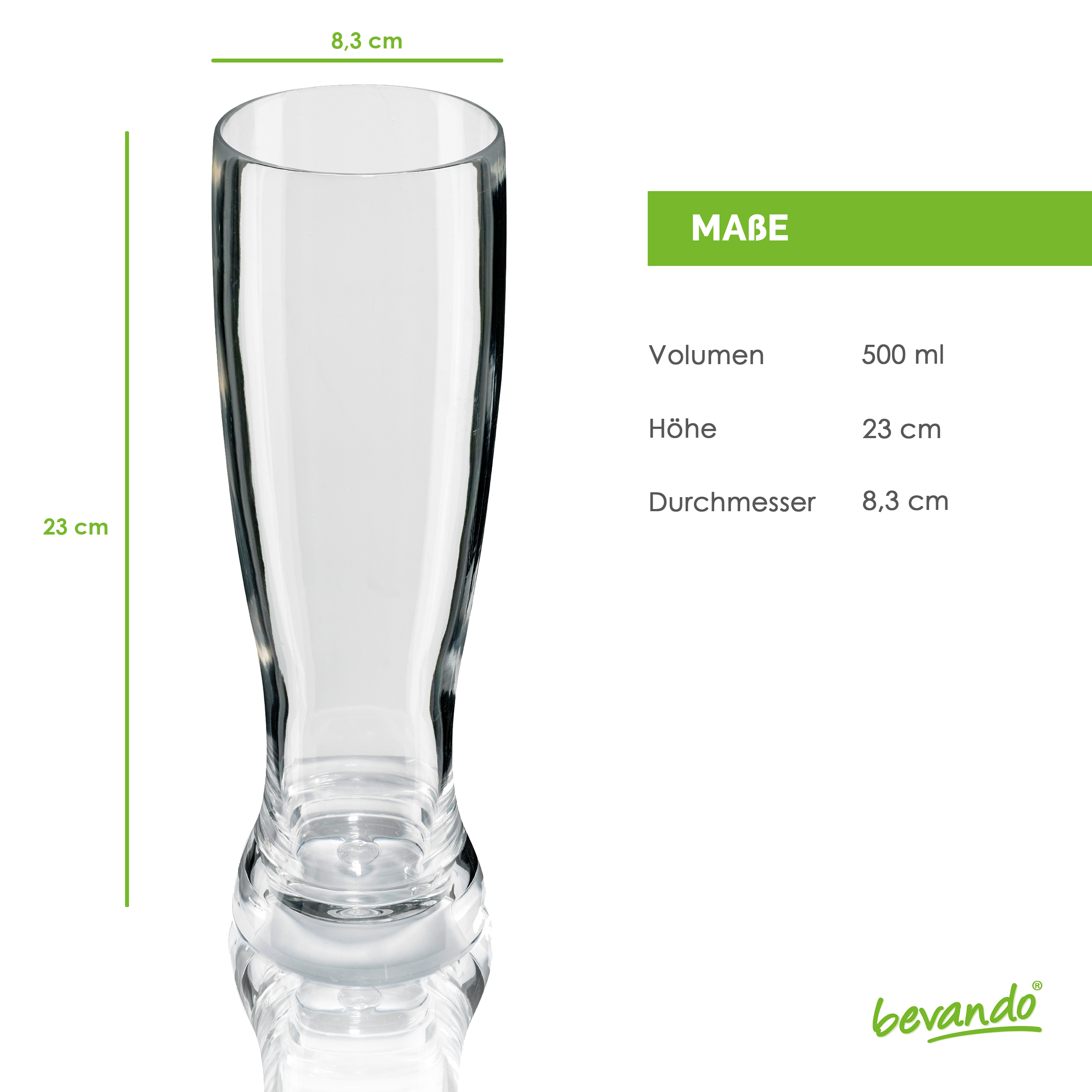 Weizenglas 0,5l