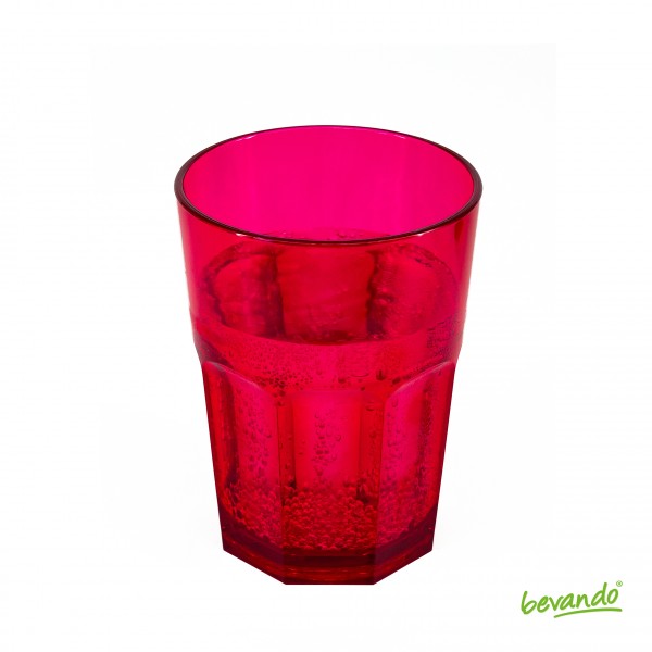 Caipiglas / Latte Macchiato Glas 0,3l - magenta - Kunststoff