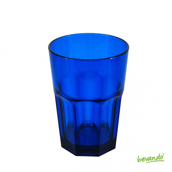 Caipiglas / Latte Macchiato Glas 0,3l - blau - Kunststoff
